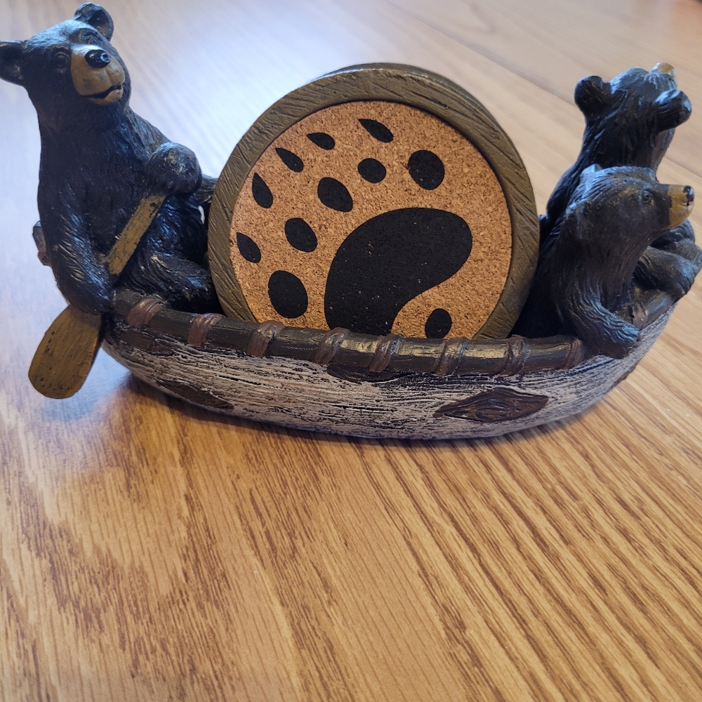 Coaster holder and coasters